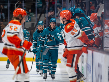 San Jose marchează 10 goluri, Stenberg marchează un hat-trick, Carolina revine
